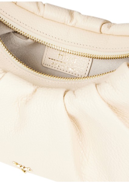 Croissant Kemik Kadın Deri Omuz Çantası fırsatları