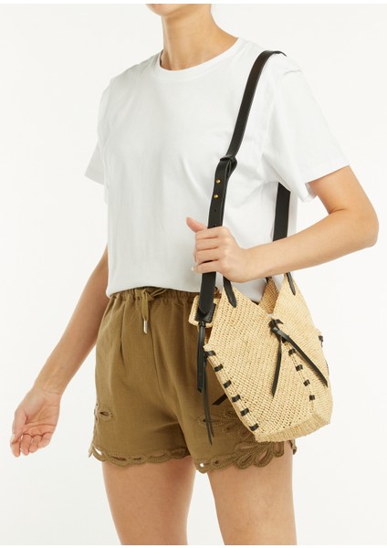 Naturel Kadın Rafya Plaj Çantası fiyatları