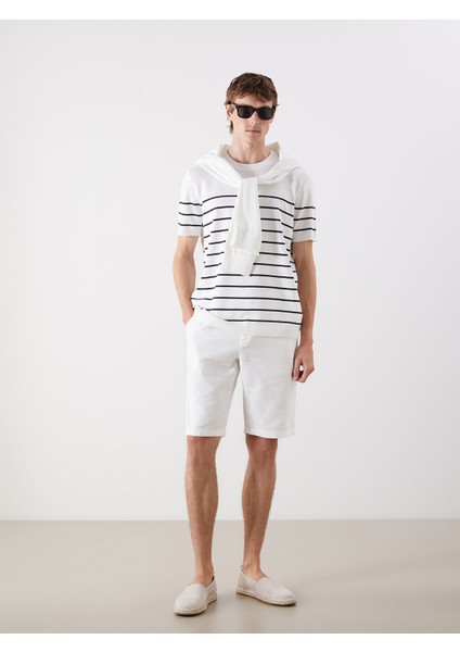 Yeni Sezon Bisiklet Yaka Kısa Kollu Çizgili Erkek Triko Kazak fiyatları