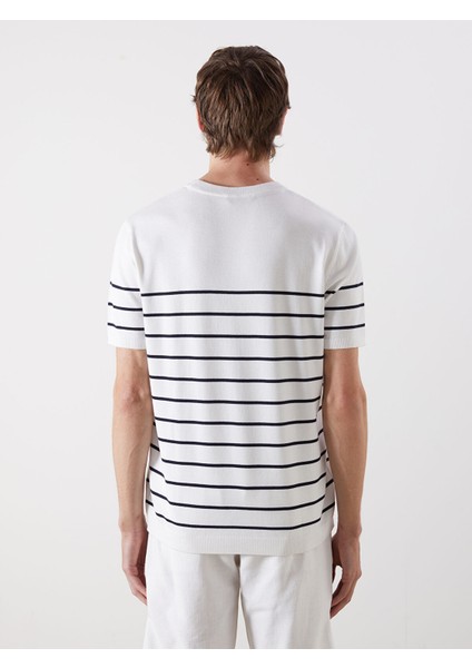 Yeni Sezon Bisiklet Yaka Kısa Kollu Çizgili Erkek Triko Kazak fırsatları