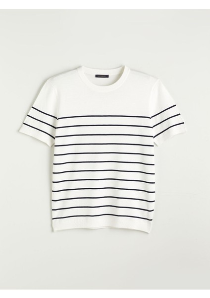 Yeni Sezon Bisiklet Yaka Kısa Kollu Çizgili Erkek Triko Kazak indirimleri