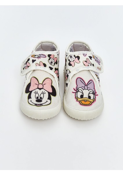 Yeni Sezon Minnie Mouse Baskılı Kız Bebek Panduf modelleri