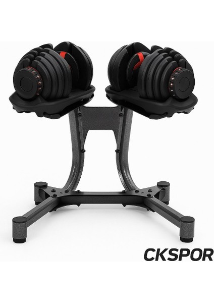 Ayarlanabilir Dambıl ve Stand Seti 2 x 40 kg Ayarlanabilir Mekanizmalı Dambıl + Dambıl Standı fiyatları
