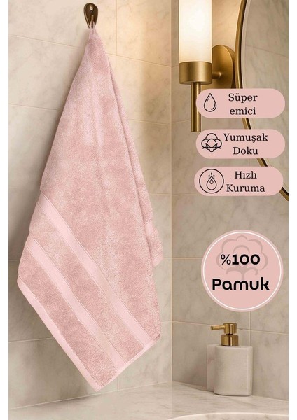 Pamuk Tekli Havlu Karna Premıum Morgan - 50 x 90