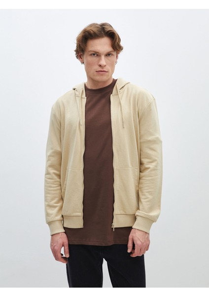 Yeni Sezon Kapüşonlu Uzun Kollu Erkek Fermuarlı Sweatshirt fiyatları