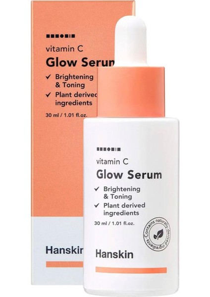 Vitamin C Glow Serum C Vitaminli Aydınlatıcı Leke Giderici Cilt Serumu 30 ml