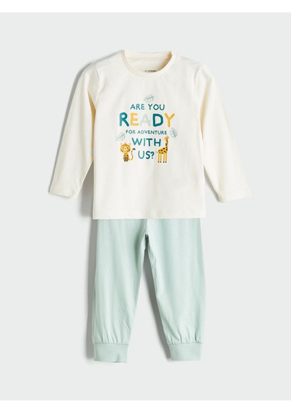 Yeni Sezon Baskılı Erkek Çocuk Pijama Takım