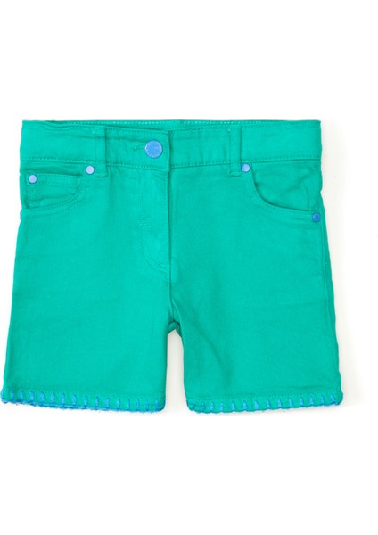 Yeşil Kız Çocuk Şort