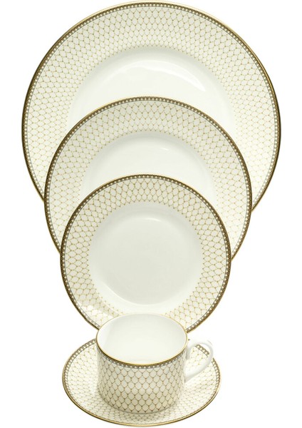 Antler Trellis Ivory Tek Kişilik Yemek Takımı