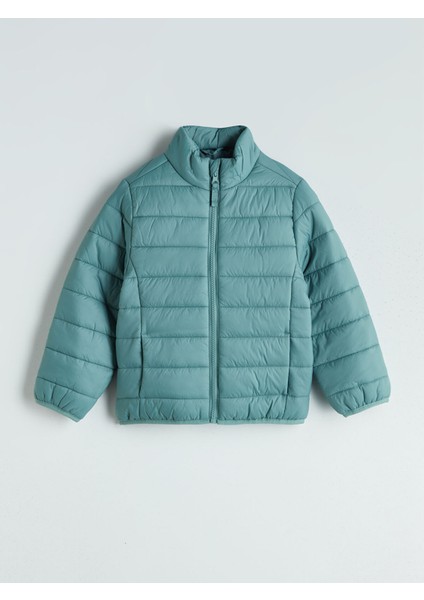 Yeni Sezon Dik Yaka Erkek Çocuk Şişme Mont