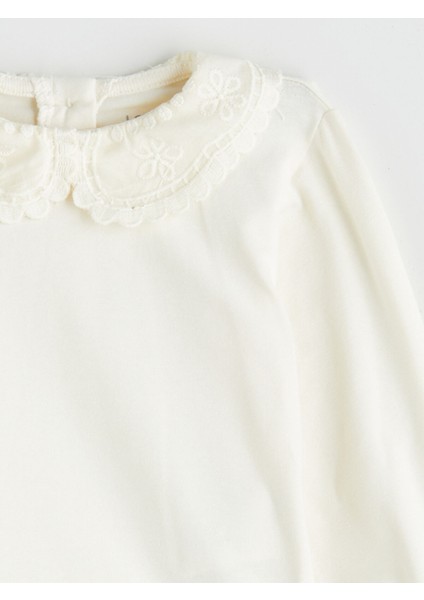 Yeni Sezon Bebe Yaka Basic Kız Bebek Çıtçıtlı Bodysuit fiyatları