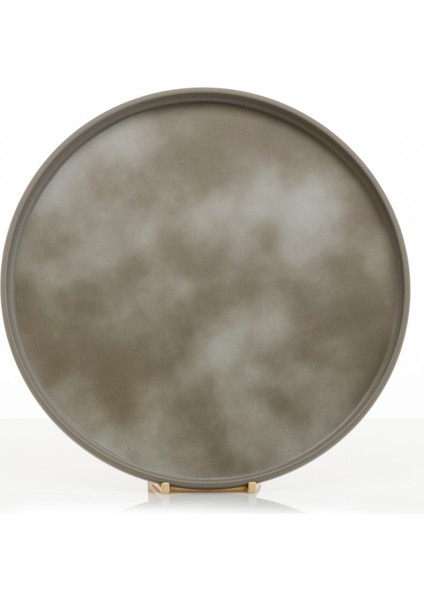 Pebble Sky Gri 12 Parça Melamin Tabak Seti modelleri