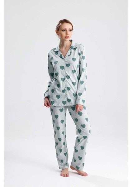 Pamuklu Pijama Takımı 5007