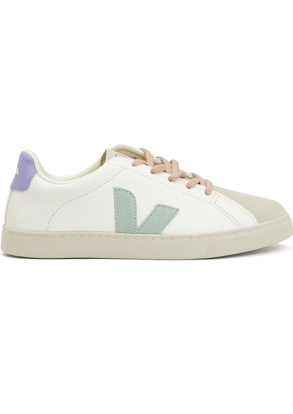 Esplar Chromefree Beyaz Unisex Çocuk Deri Sneaker