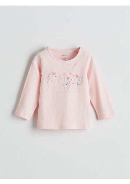 Yeni Sezon Bisiklet Yaka Çiçekli Kız Bebek Pijama Takımı 2'li fiyatları