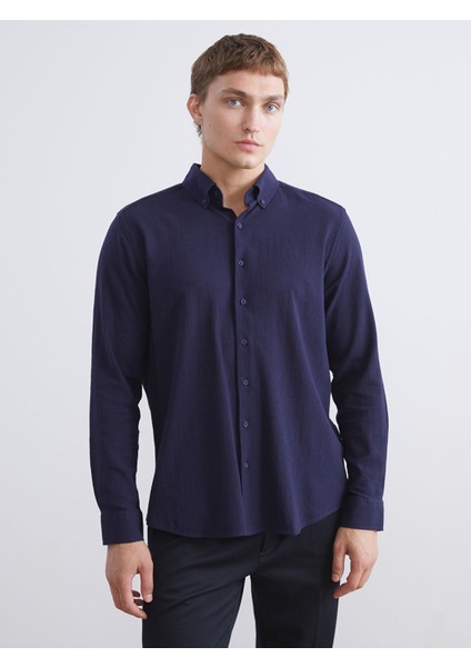 Yeni Sezon Regular Fit Uzun Kollu Erkek Gömlek