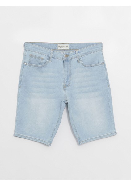 Yeni Sezon Slim Fit Erkek Jean Şort indirimleri