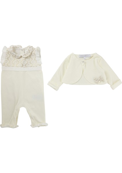 Ekru Tulum ve Bolero Kız Bebek 2'li Set fiyatları