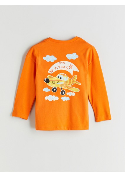 Yeni Sezon Bisiklet Yaka Baskılı Erkek Çocuk Sweatshirt fırsatları