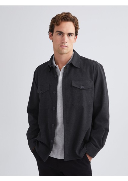 Yeni Sezon Regular Fit Uzun Kollu Erkek Oduncu Gömlek Ceket
