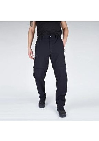 Taktikal Outdoor Pantolon - Kargo Cepli - Rogue Convertible - Şort - Siyah