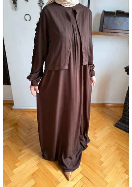 Kahverengi Jile + Ceket Pamuk Takım 5099 modelleri
