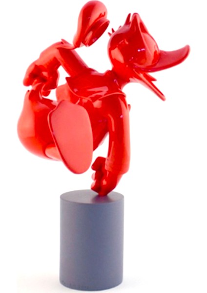 Donald Excited Monochrome Kırmızı Heykel fiyatları