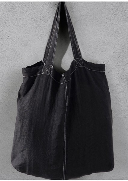 Galya Siyah Keten Nevresim Takımı modelleri