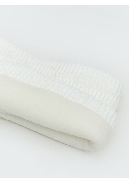 Yeni Sezon Kız Bebek Ponponlu Bere, Atkı ve Eldiven Seti fırsatları