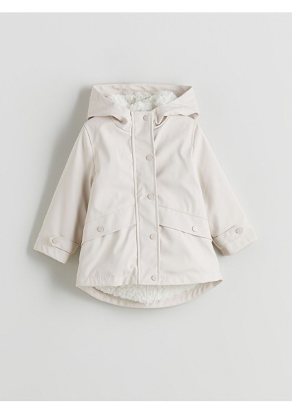 Yeni Sezon Kapüşonlu Erkek Bebek Basic Mont