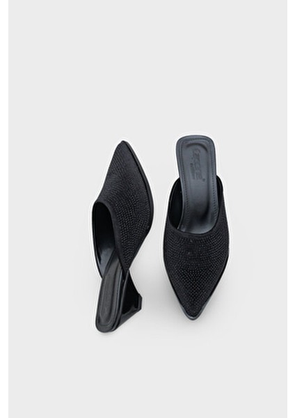 Ivy Sivri Burunlu Taşlı Burnu Kapalı Kadın Terlik fırsatları