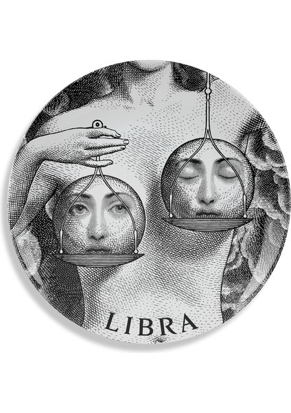 Tema E Variazioni No 354 Porselen Dekoratif Tabak