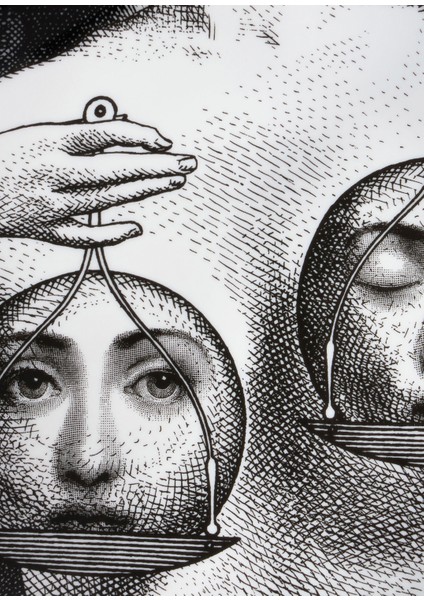 Tema E Variazioni No 354 Porselen Dekoratif Tabak fırsatları