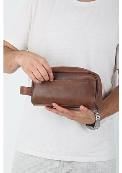 Hakiki Deri Lüks Model Büyük Boy Günlük Erkek El Çantası Tıraş Çantası Portföy&clutch Bakım Çantası fırsatları