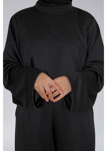 Mevsimlik Crop Pantolon Takım- Mevsimlik Kumaş Crop& Düz Paça Cepli Pantolon Kadın Takım indirimleri