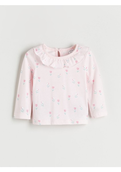 Yeni Sezon Bebe Yaka Kız Bebek Bluz ve Pantolon 2'li Takım fiyatları