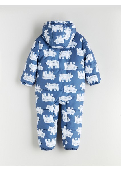 Yeni Sezon Kapüşonlu Baskılı Erkek Bebek Astronot Mont indirimleri