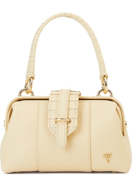 Nubes Mini Kemik Kadın Deri Çanta