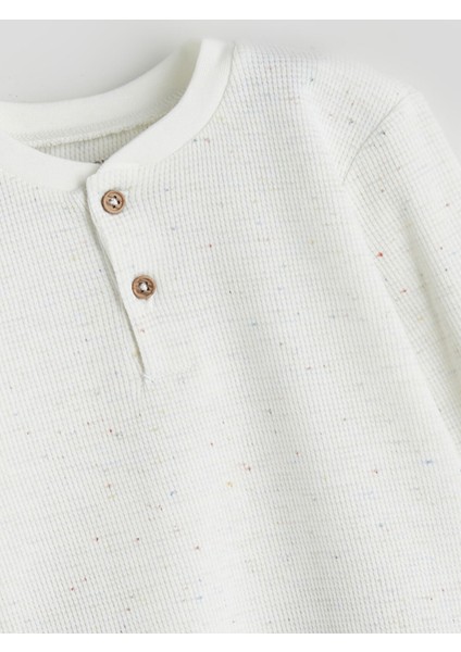 Yeni Sezon Bisiklet Yaka Erkek Bebek Tişört ve Şort 2'li Takım indirimleri