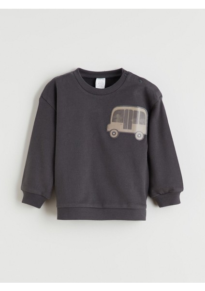 Yeni Sezon Bisiklet Yaka Erkek Bebek Sweatshirt ve Eşofman Alt 2'li fiyatları