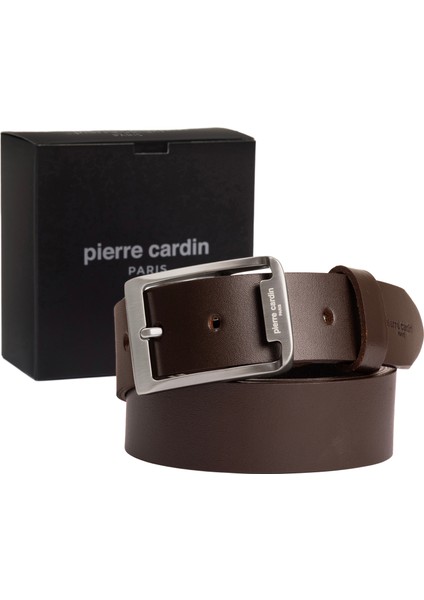 Kahve Analin Deri Erkek Kemeri (En 4 Cm) PC4100H0I