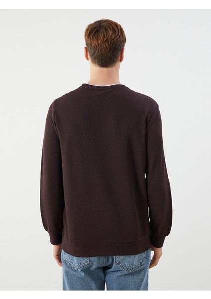 Yeni Sezon Bisiklet Yaka Uzun Kollu Erkek Sweatshirt fırsatları