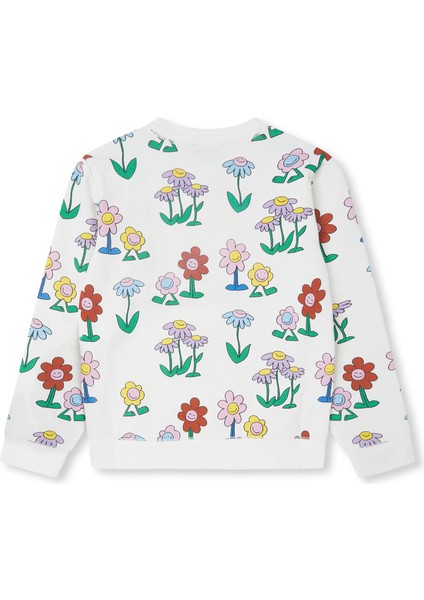 Kemik Baskılı Kız Çocuk Sweatshirt fiyatları