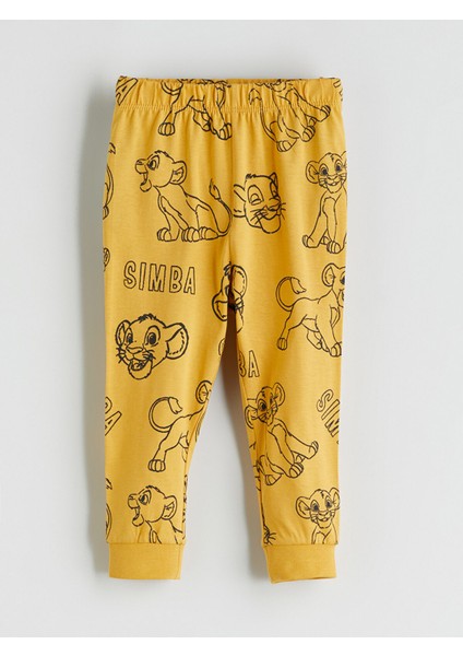 Yeni Sezon Aslan Kral Baskılı Erkek Bebek Pijama Takımı indirimleri