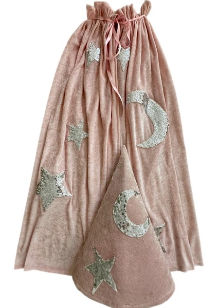 Pembe Sihirli Pelerin ve Şapka Kız Çocuk Kostüm fiyatları