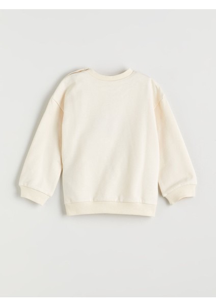 Yeni Sezon Winnie The Pooh Baskılı Erkek Bebek Sweatshirt ve Eşofman Alt 2'li fırsatları