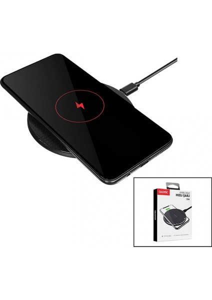 Masa Üstü Kablosuz Hızlı Şarj Cihazı 3.1A - 15W AS-W150 (4887)