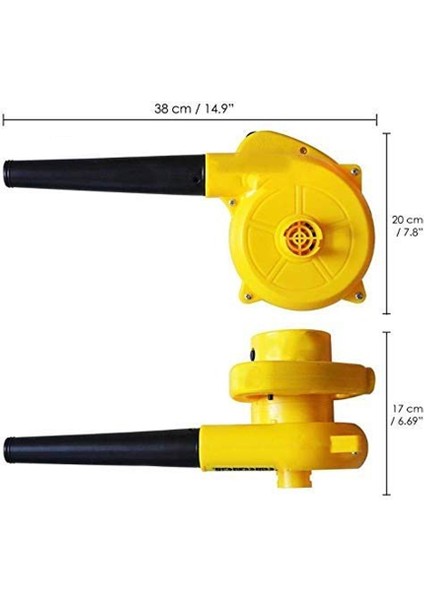 PM-7977 Elektrikli Kompresör Blower Hava Üfleyici AC220 Volt - 600 Watt (16000RPM 50Hz) modelleri