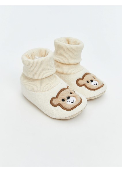 Yeni Sezon Hayvan Figürlü Çoraplı Erkek Bebek Panduf