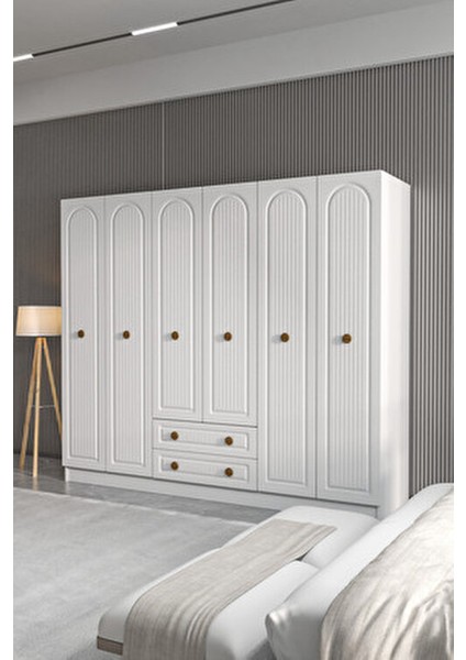 Bohem 6 Kapak 2 Çekmeceli Gardırop fiyatları